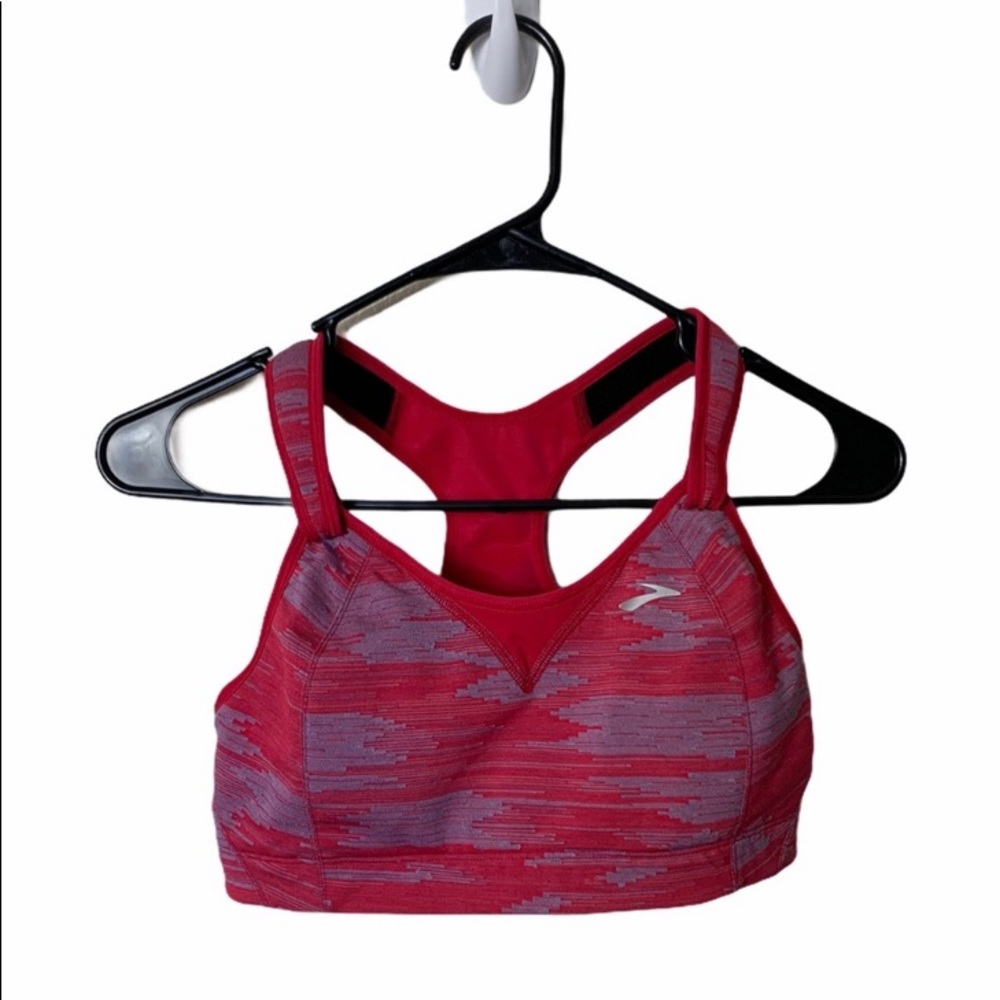 Brooks Rebound Racer  Bra Pink/Silver 36C 1278
